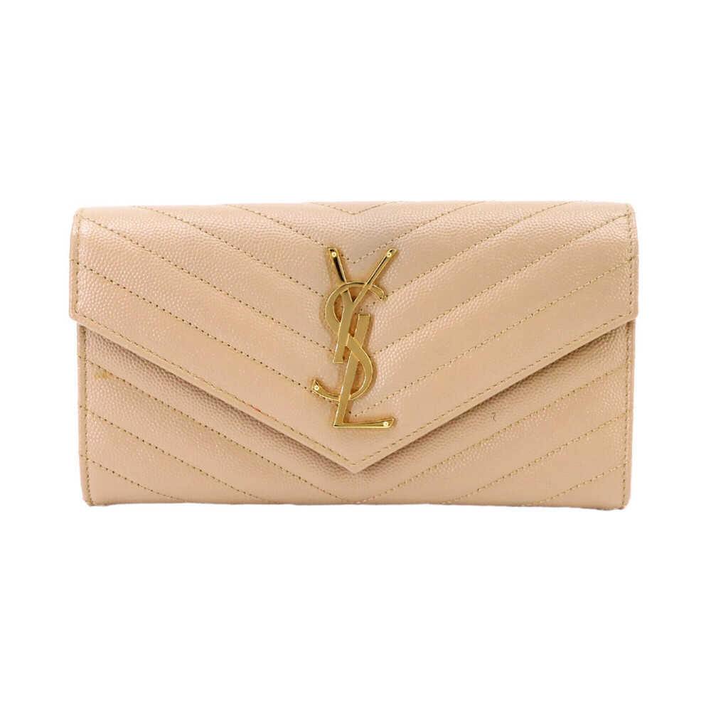Yves Saint Laurent Saint Laurent Paris Monogram Large Flap Wallet, Bi-fold Lo...